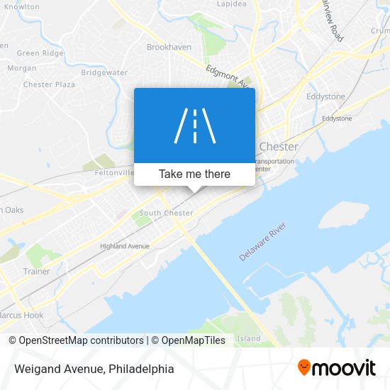 Mapa de Weigand Avenue