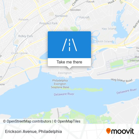 Mapa de Erickson Avenue