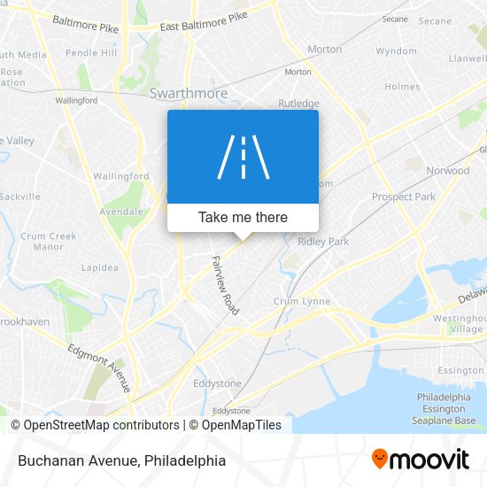 Buchanan Avenue map
