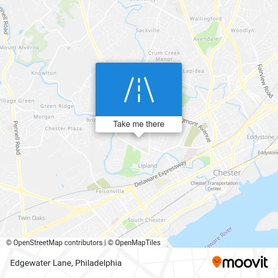 Edgewater Lane map