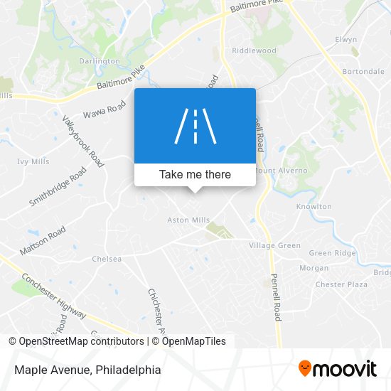 Mapa de Maple Avenue