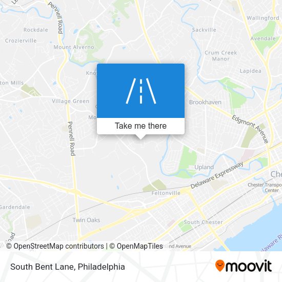 South Bent Lane map