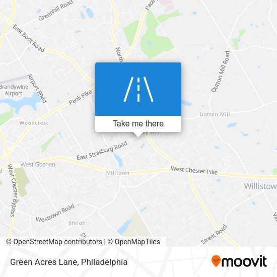 Mapa de Green Acres Lane