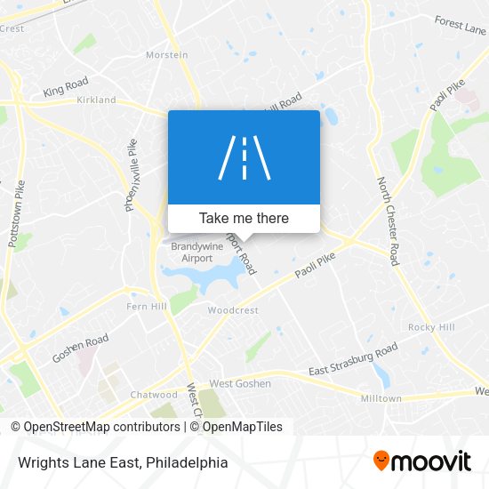 Wrights Lane East map