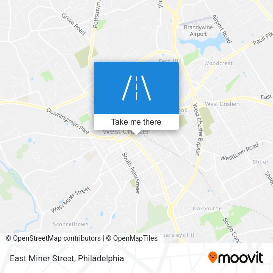 East Miner Street map