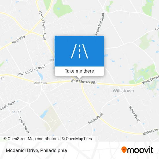 Mcdaniel Drive map