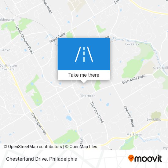 Chesterland Drive map