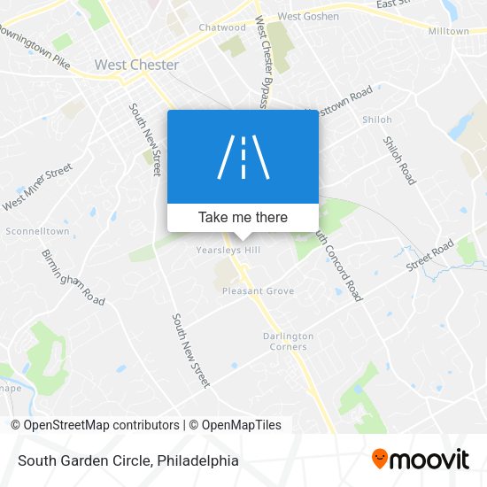 South Garden Circle map