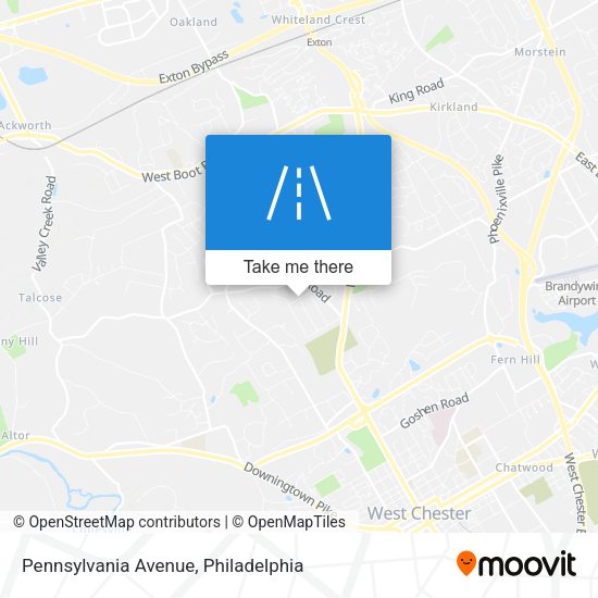 Pennsylvania Avenue map