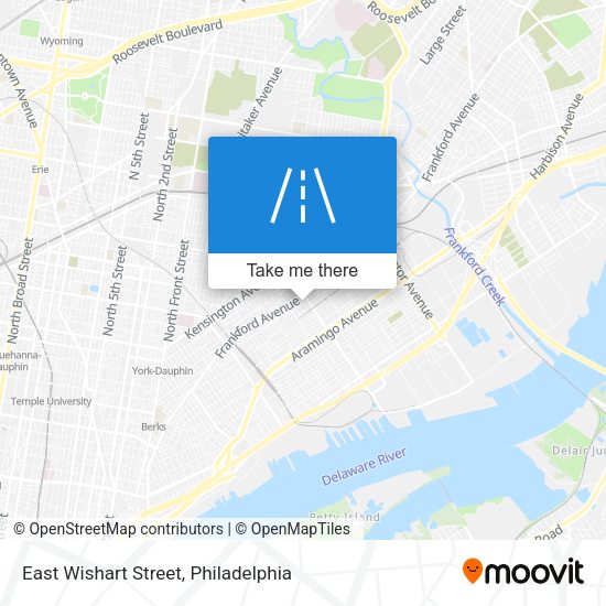 East Wishart Street map