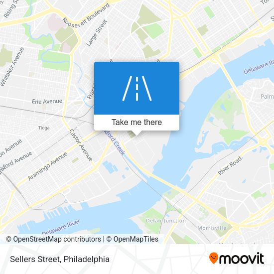 Mapa de Sellers Street