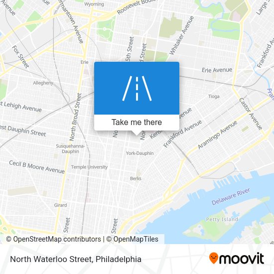 North Waterloo Street map