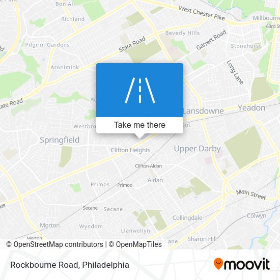 Rockbourne Road map