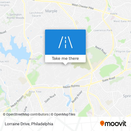 Mapa de Lorraine Drive
