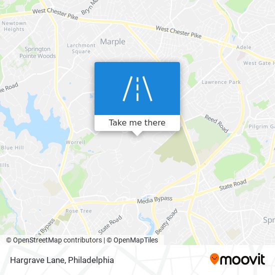 Mapa de Hargrave Lane