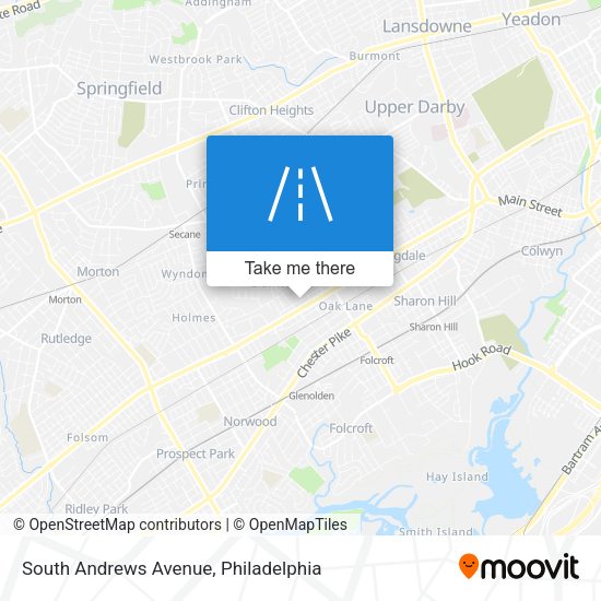 Mapa de South Andrews Avenue