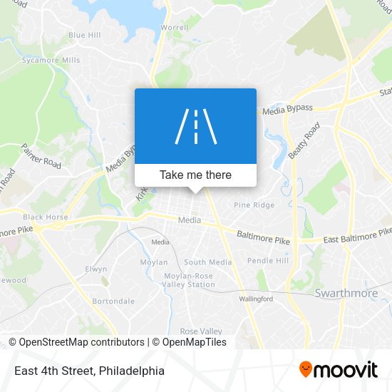 Mapa de East 4th Street