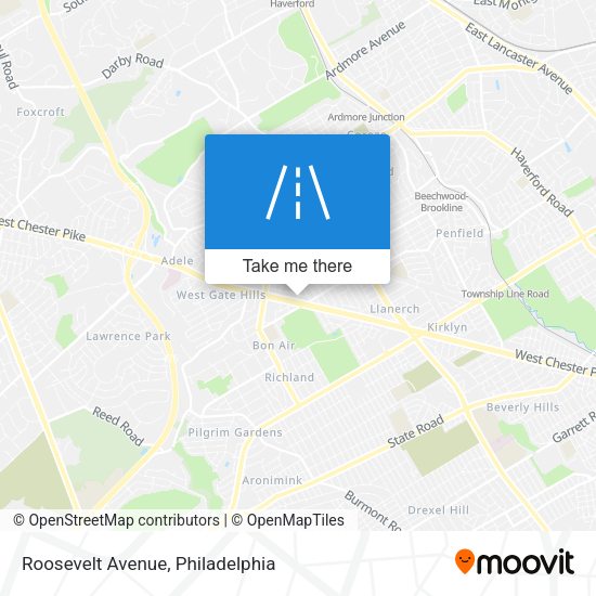 Roosevelt Avenue map