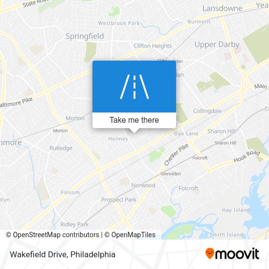 Mapa de Wakefield Drive