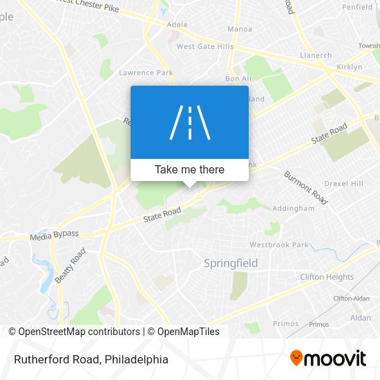 Rutherford Road map