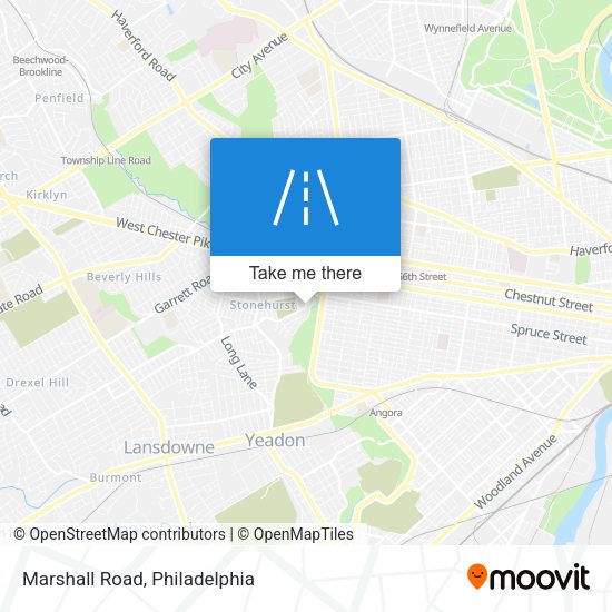 Marshall Road map