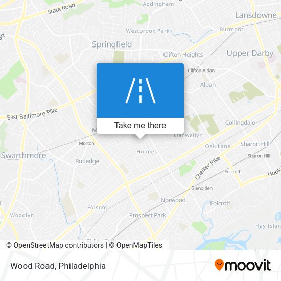 Mapa de Wood Road