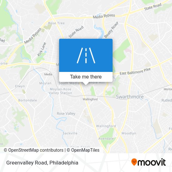Greenvalley Road map