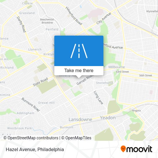Mapa de Hazel Avenue