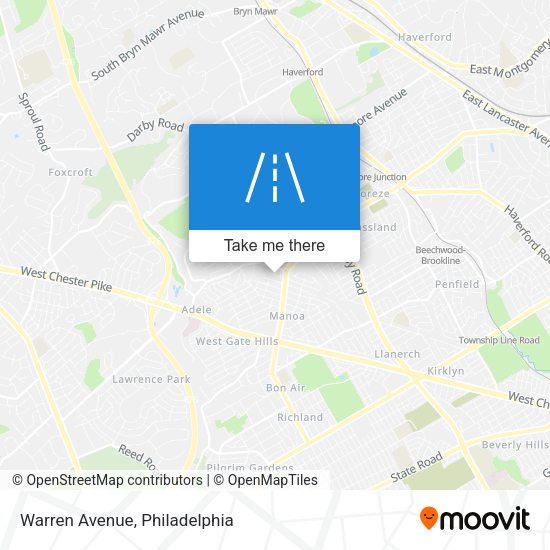 Mapa de Warren Avenue