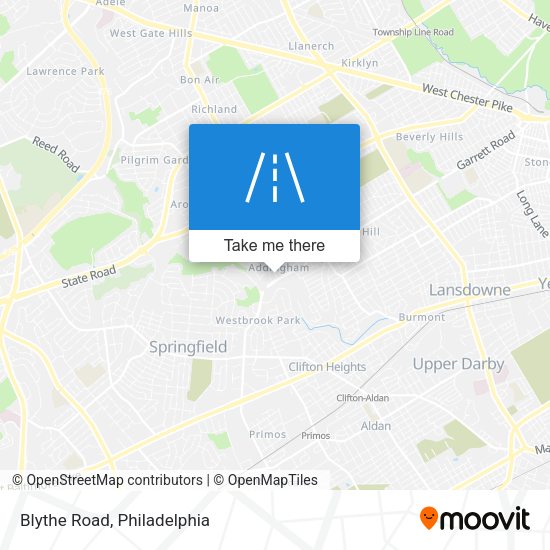 Mapa de Blythe Road