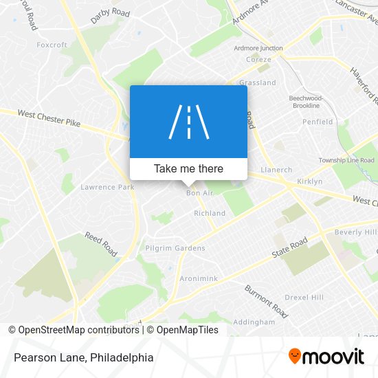 Mapa de Pearson Lane