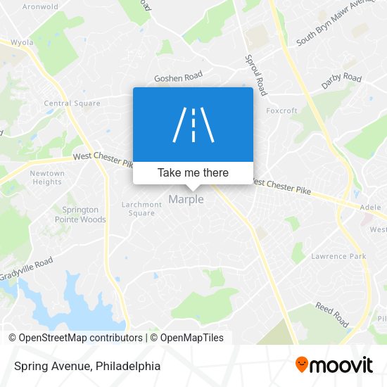 Mapa de Spring Avenue
