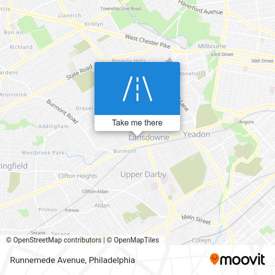Runnemede Avenue map