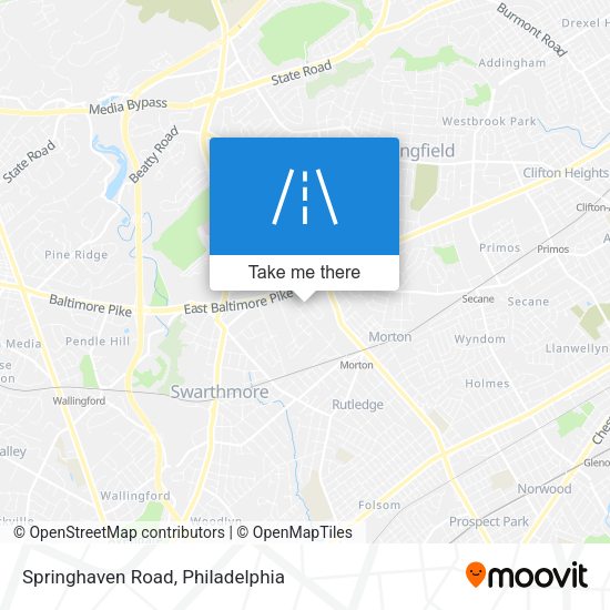 Springhaven Road map