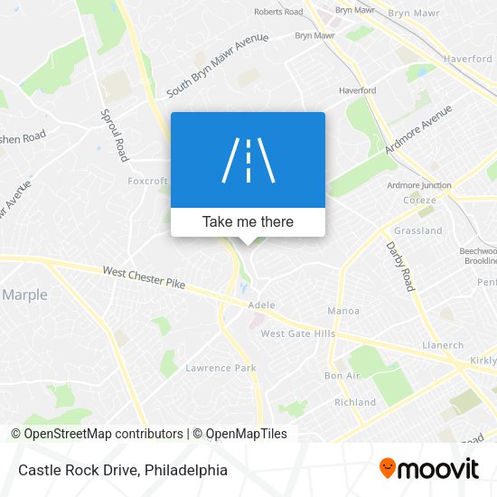Mapa de Castle Rock Drive