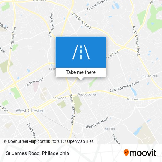 Mapa de St James Road