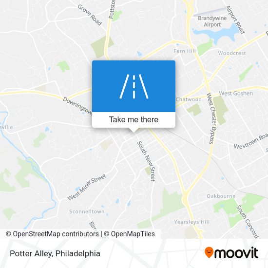 Mapa de Potter Alley