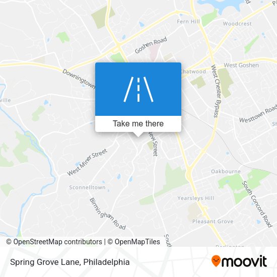 Mapa de Spring Grove Lane