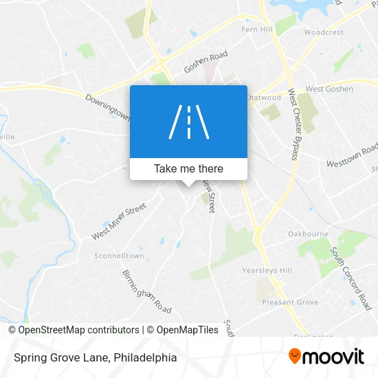 Spring Grove Lane map