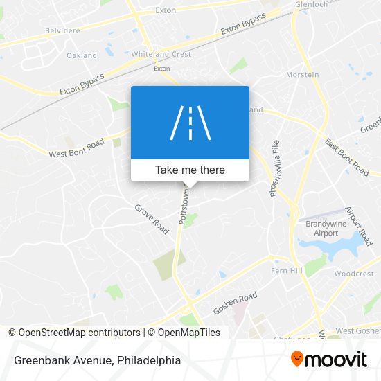 Greenbank Avenue map
