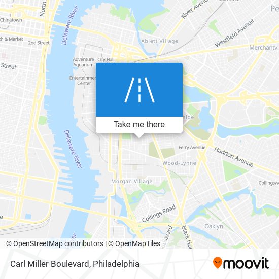 Mapa de Carl Miller Boulevard