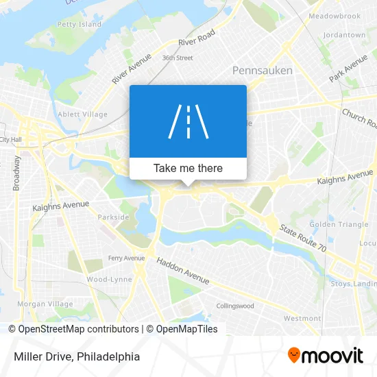 Miller Drive map