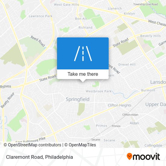 Mapa de Claremont Road
