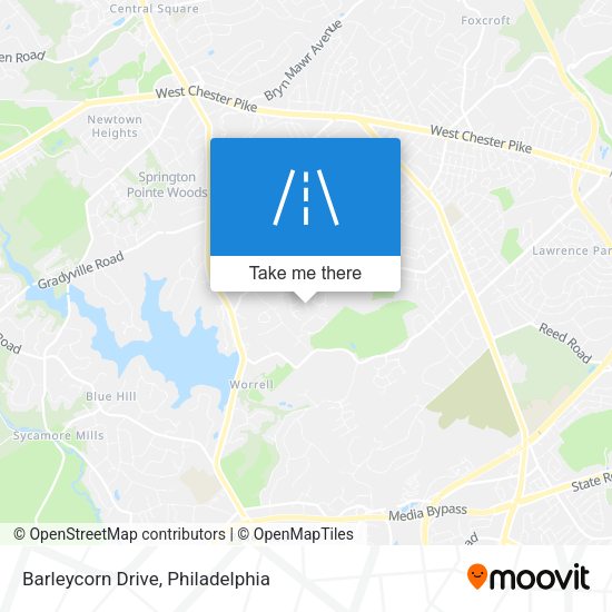 Mapa de Barleycorn Drive