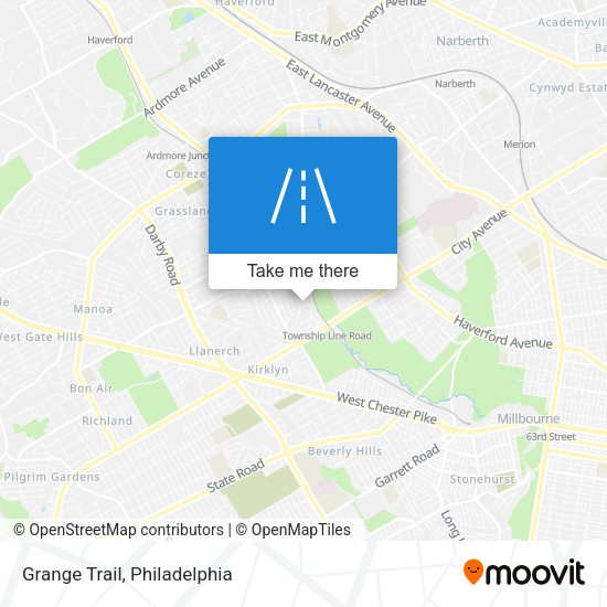 Mapa de Grange Trail