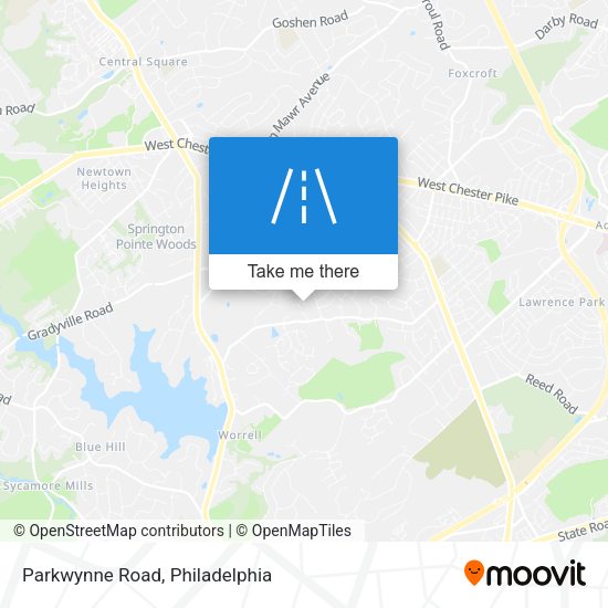Parkwynne Road map
