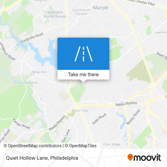 Mapa de Quiet Hollow Lane