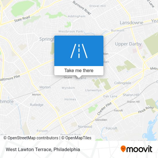 Mapa de West Lawton Terrace