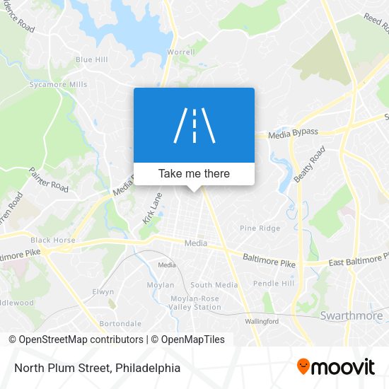 Mapa de North Plum Street
