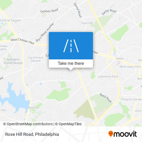 Rose Hill Road map